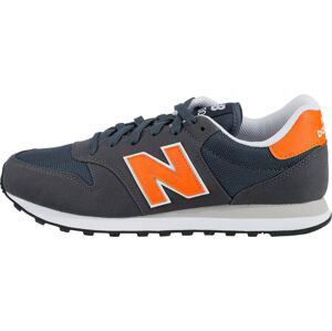 new balance Nízke tenisky  tmavosivá / tmavomodrá / oranžová