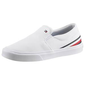 TOMMY HILFIGER Slip-on obuv  biela / červená / námornícka modrá