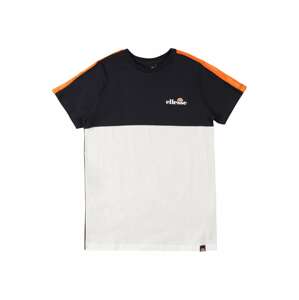 ELLESSE Tričko 'Straccia JNR Tee'  biela / čierna / oranžová