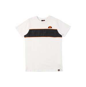 ELLESSE Tričko 'Zabaglione JNR Tee'  biela / čierna / oranžová