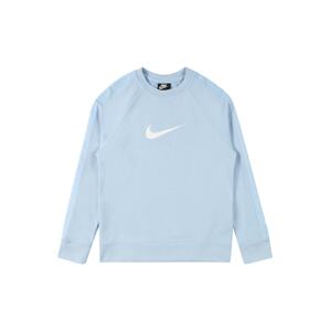 Nike Sportswear Sweatshirt  svetlomodrá / biela