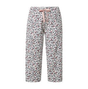 CALIDA Pyžamové nohavice 'FAVOURITES DREAMS'  biela / čierna / púdrová / červeno-fialová