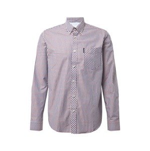 Ben Sherman Košeľa 'GINGHAM'  svetlomodrá / krvavo červená