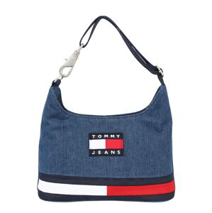 Tommy Jeans Kabelka na rameno  modrá denim / tmavomodrá / biela / červená