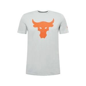 UNDER ARMOUR Funkčné tričko 'Rock Brahma Bull'  oranžová / sivá