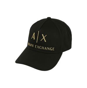 ARMANI EXCHANGE Čiapka  čierna / zlatá