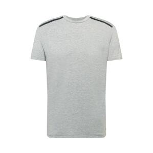 OAKLEY Funkčné tričko  sivá melírovaná / čierna