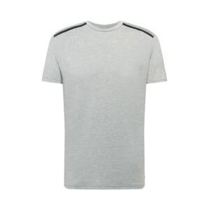 OAKLEY Funkčné tričko  sivá melírovaná / čierna
