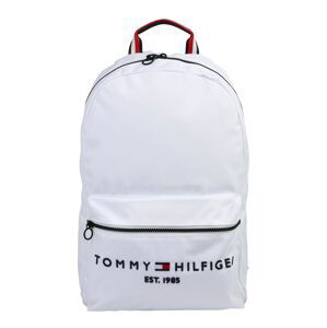 TOMMY HILFIGER Batoh  prírodná biela / tmavomodrá / červená