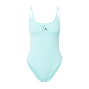 Calvin Klein Swimwear Jednodielne plavky  tyrkysová / čierna