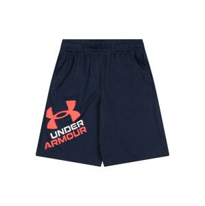 UNDER ARMOUR Športové nohavice 'Prototype 2.0'  námornícka modrá / biela / oranžovo červená