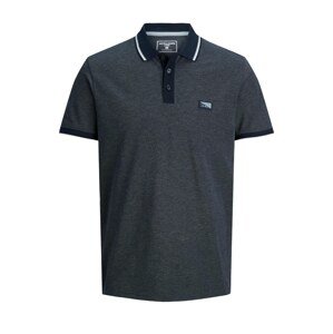 JACK & JONES Tričko  biela / námornícka modrá / nebesky modrá