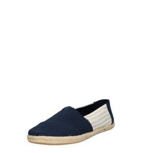 TOMS Espadrilky  krémová / námornícka modrá / svetlomodrá