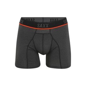 SAXX Boxerky  sivá / čierna / oranžová