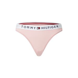 Tommy Hilfiger Underwear Tangá  ružová / biela / tmavomodrá