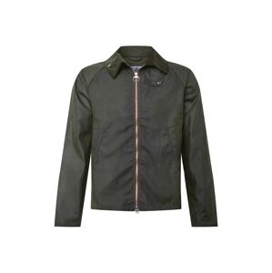 Barbour Beacon Jacke 'Munro'  tmavooranžová / hnedá / jedľová