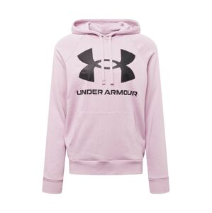 UNDER ARMOUR Športová mikina  čierna / svetlofialová