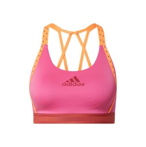 ADIDAS PERFORMANCE Športová podprsenka  ružová / žltá / oranžová