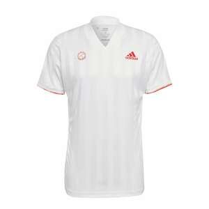 ADIDAS PERFORMANCE Funkčné tričko  biela / svetločervená