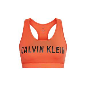 Calvin Klein Performance Športová podprsenka  oranžová / čierna