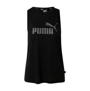 PUMA Športový top  čierna / sivá