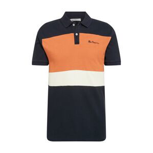 Ben Sherman Tričko  tmavomodrá / oranžová / biela