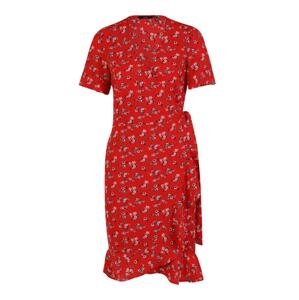 Vero Moda Tall Šaty 'SAGA'  červená / zmiešané farby
