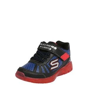 SKECHERS Tenisky  modrá / červená / čierna