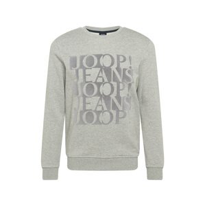 JOOP! Jeans Mikina 'Sofian'  sivá melírovaná / čadičová