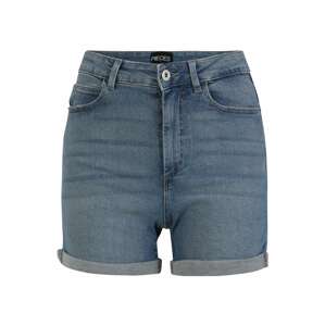 Pieces Tall Shorts  modrá denim