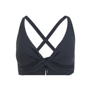 Seafolly Bikinový top  tmavosivá