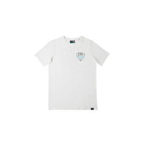 O'NEILL T-Shirt 'Solomon Sea'  biela / čierna / tyrkysová
