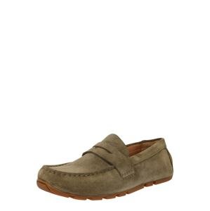 CLARKS Mokasíny 'Oswick Penny'  olivová