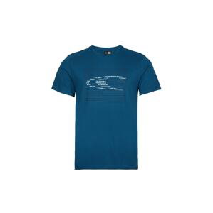 O'NEILL T-Shirt 'Abstract Wave'  čierna / biela / nebesky modrá