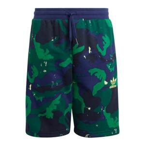 ADIDAS ORIGINALS Shorts  námornícka modrá / námornícka modrá / svetložltá / svetlozelená / smaragdová