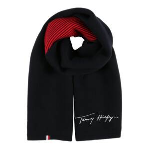 TOMMY HILFIGER Šál  tmavomodrá / červená / biela