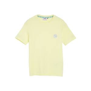 FILA T-Shirt 'Piper'  pastelovo žltá / modrá