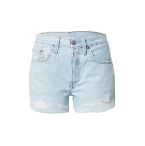 LEVI'S Džínsy '501® ORIGINAL SHORT LIGHT INDIGO - WORN IN'  svetlomodrá