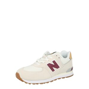 new balance Tenisky  púdrová / biela / pastelovo oranžová / farba lesného ovocia