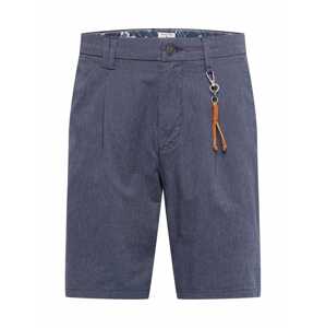 JACK & JONES Chino nohavice 'Milton'  tmavomodrá / biela