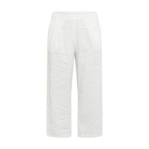 Esprit Curves Plisované nohavice  biela