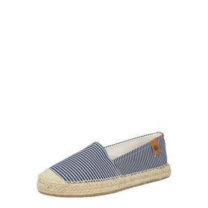 ESPRIT Espadrilky  tmavomodrá / biela