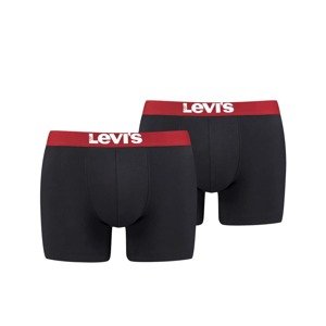 LEVI'S Boxerky  čierna / červená / biela