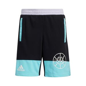 ADIDAS PERFORMANCE Športové nohavice  čierna / tyrkysová