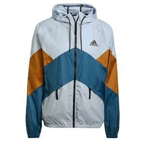 ADIDAS PERFORMANCE Outdoorová bunda  azúrová / tmavomodrá / karamelová