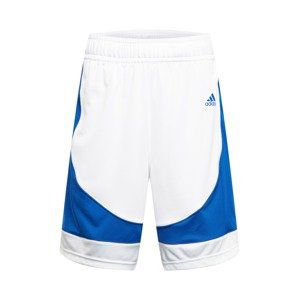 ADIDAS PERFORMANCE Športové nohavice  biela / kráľovská modrá