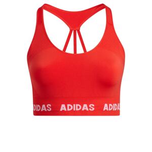 ADIDAS PERFORMANCE Športová podprsenka  červená / biela