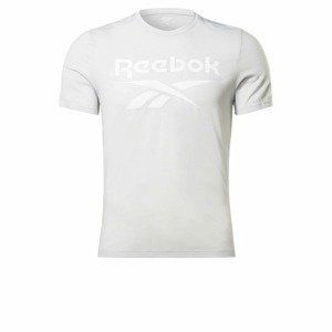 Reebok Sport Funkčné tričko  svetlosivá / biela