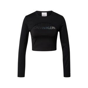 Calvin Klein Performance Funkčné tričko  čierna / biela / opálová / modrosivá