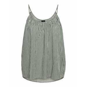 VERO MODA Top 'Annabelle'  zelená / čierna / biela